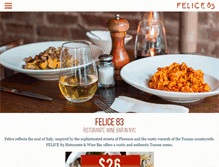 Tablet Screenshot of felice83.com